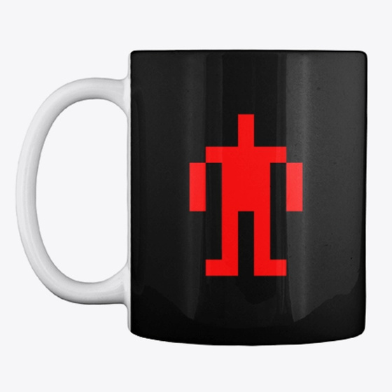Pixelman Mug Dark